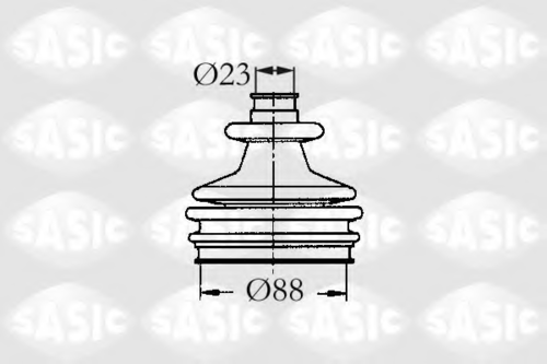 К-кт пыльника шруса наружного SASIC 2933803