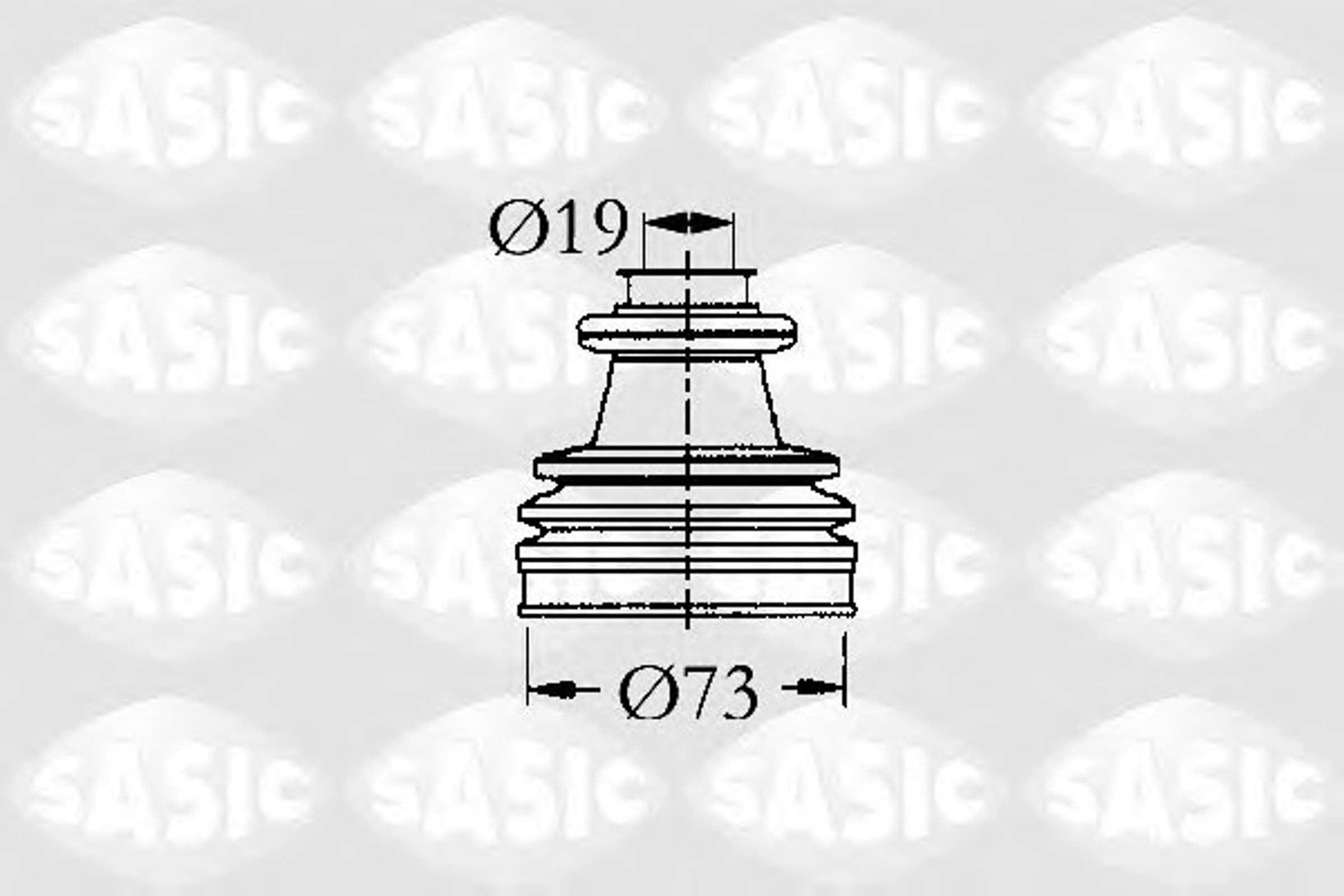 Пыльник шруса SASIC 2933813