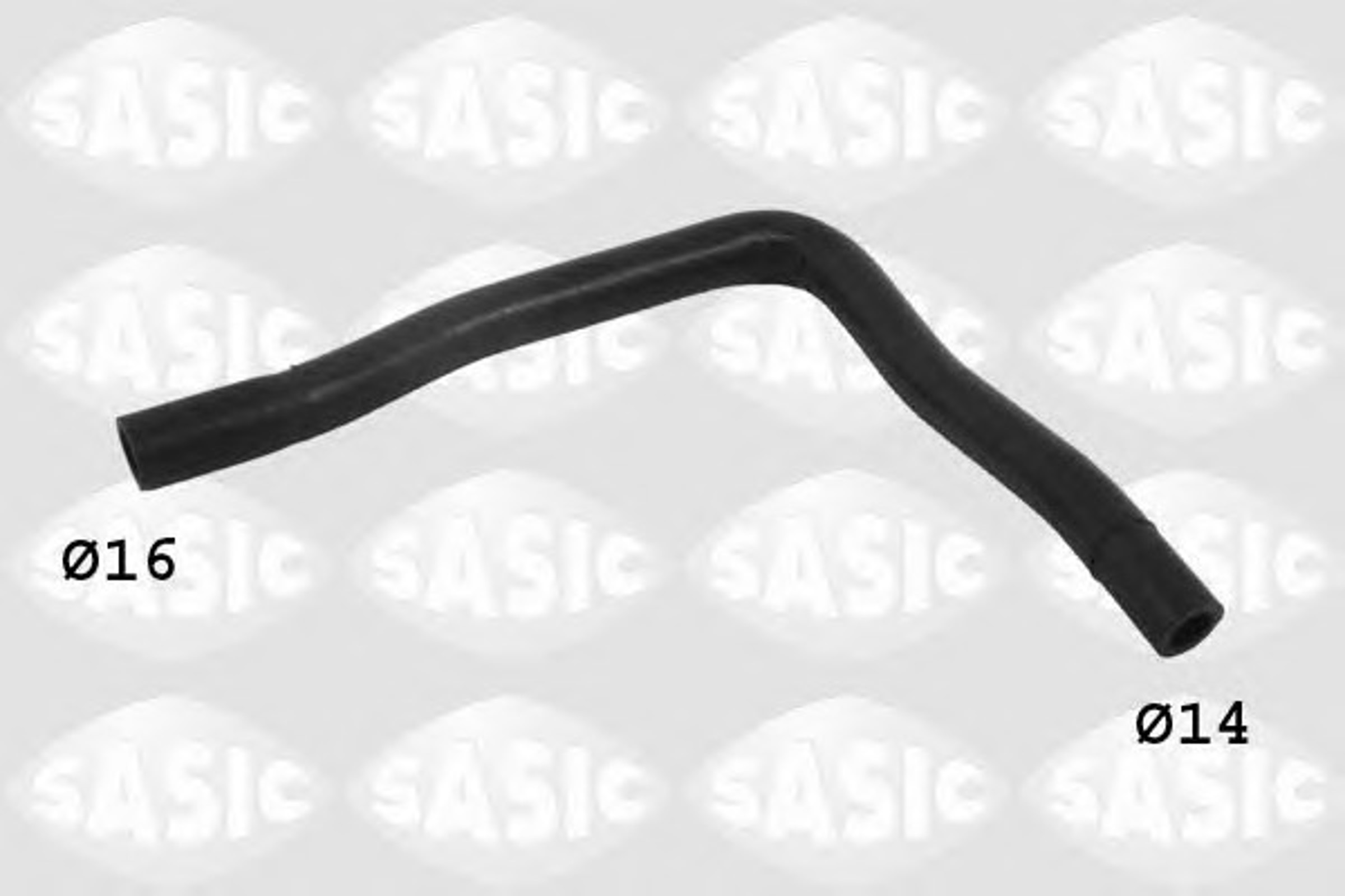 Патрубок радиатора SASIC 3400017
