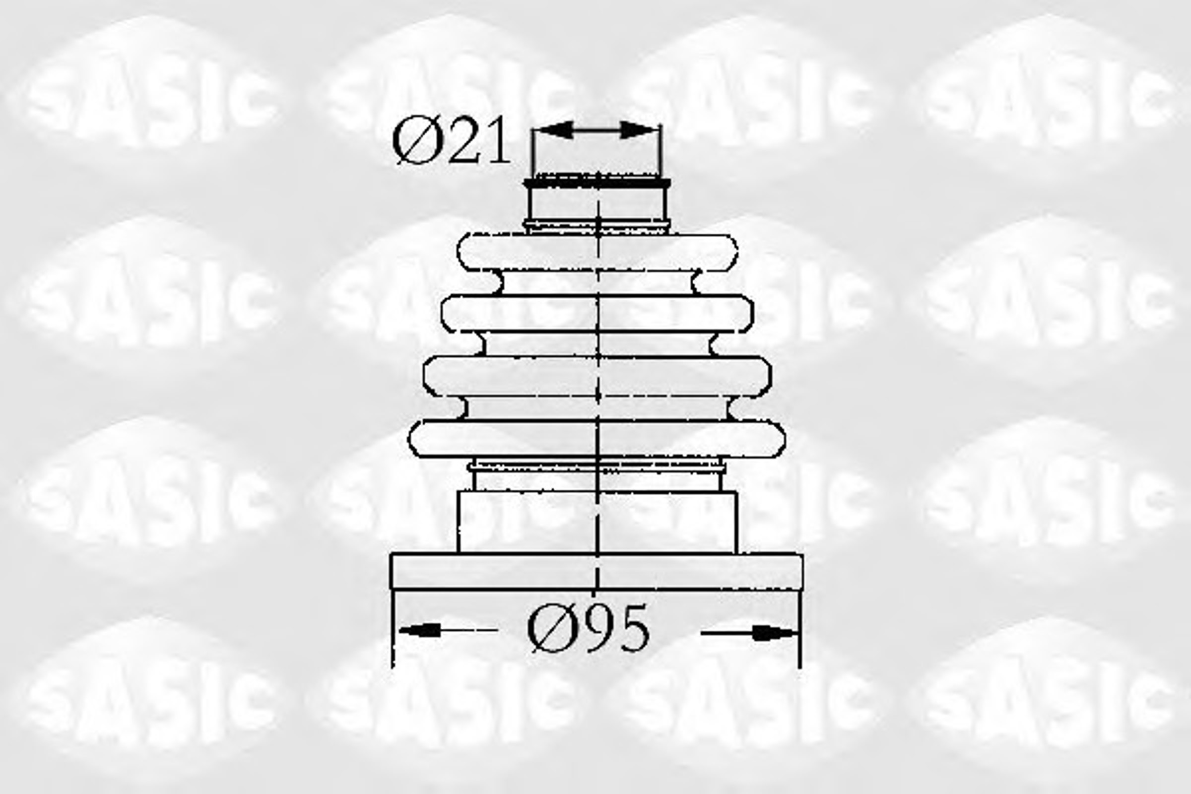 Пыльник шруса SASIC 4003444