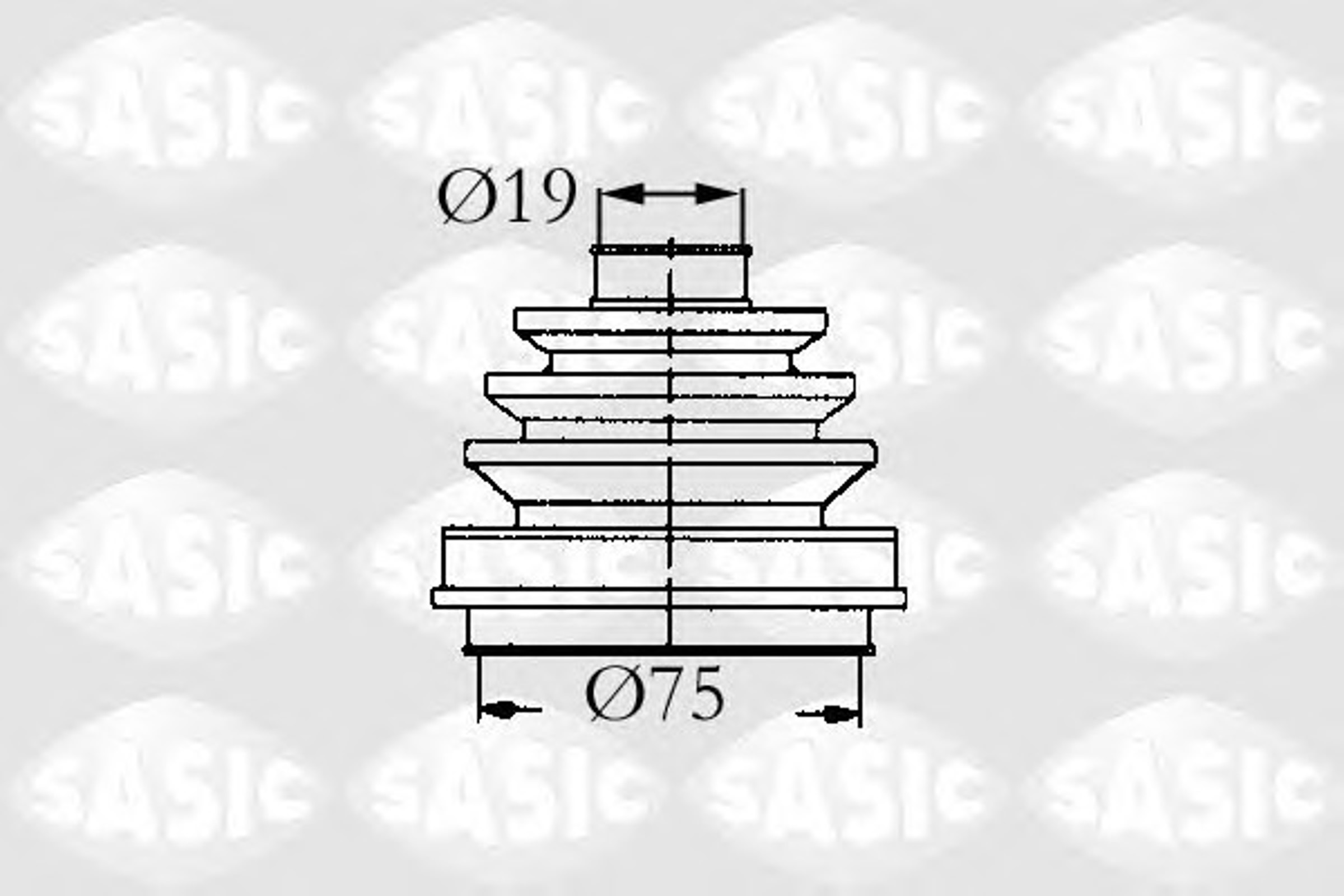 Пыльник шруса SASIC 9004685