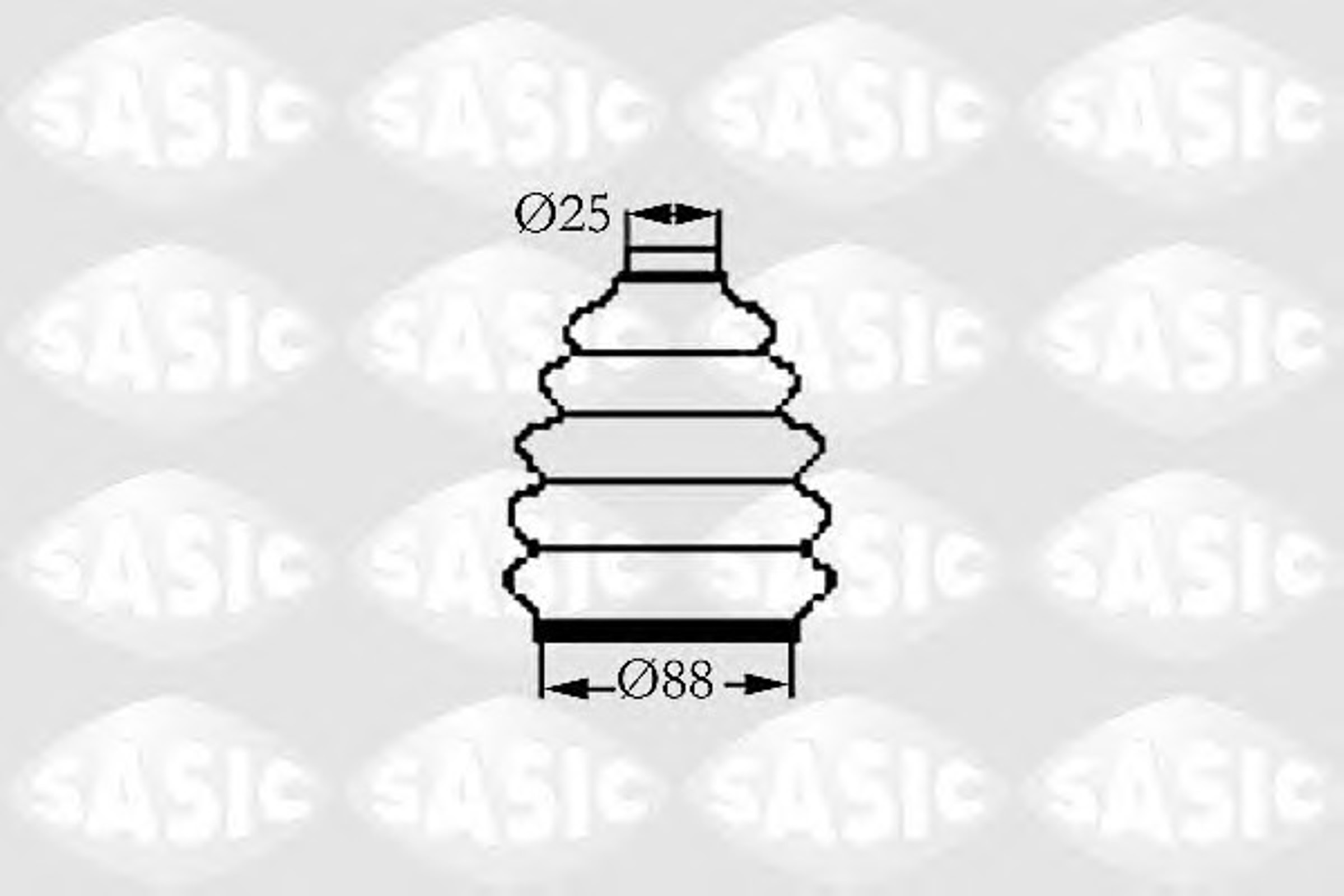 Пыльник шруса SASIC 9004719