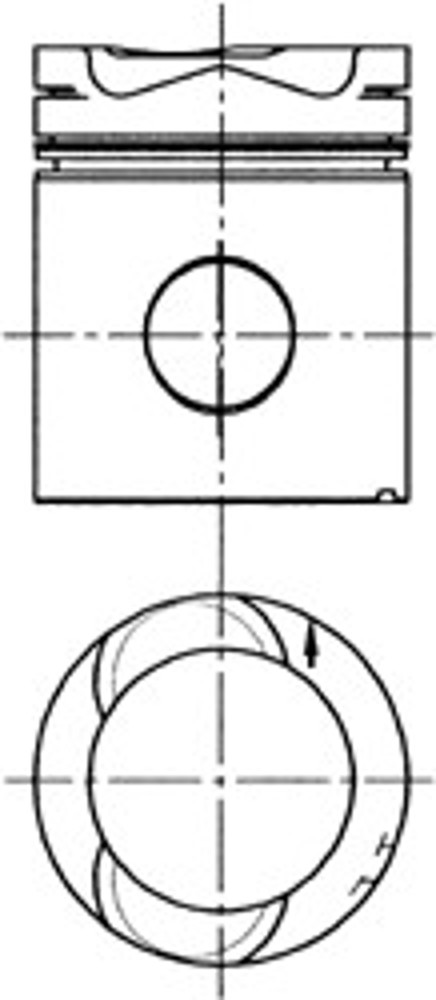 Поршень двс KOLBENSCHMIDT 91 639 600