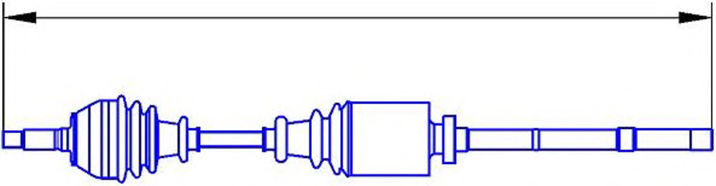 Полуось SERCORE 12709