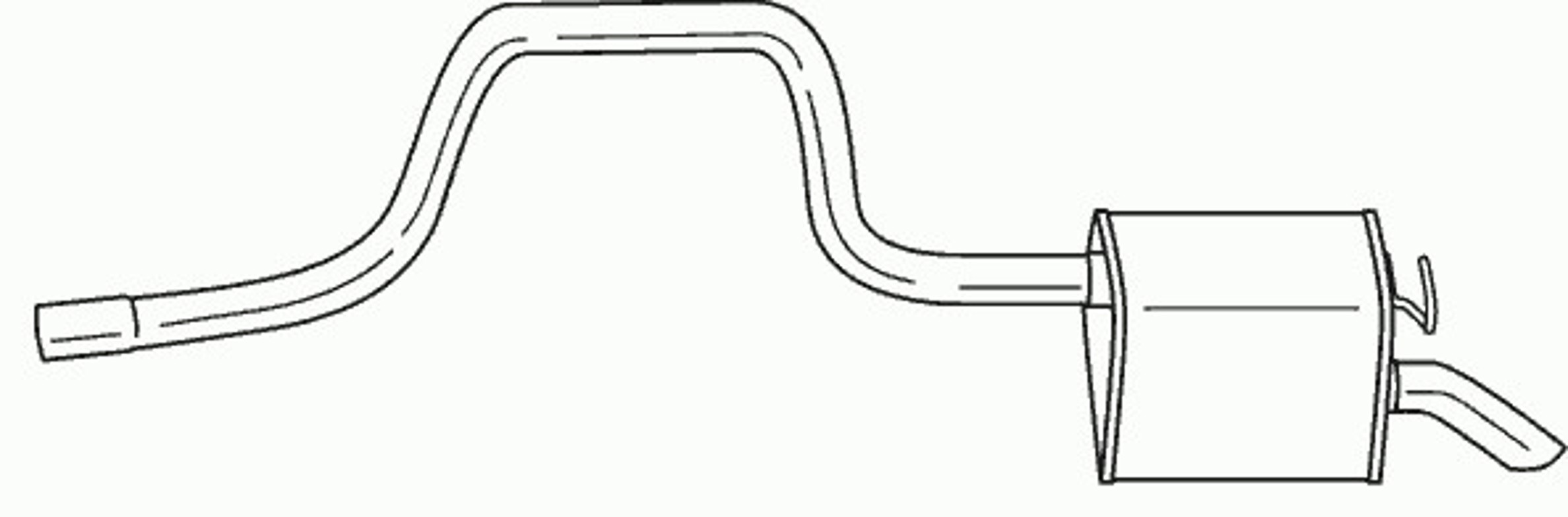 Глушитель выхлопных газов конечный SIGAM 26619