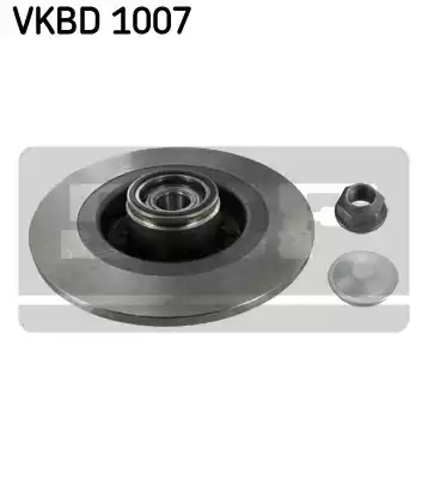 Диск тормозной SKF VKBD1007