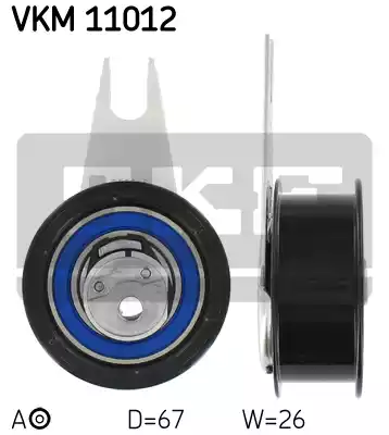 Натяжной ролик ременьа грм SKF VKM11012