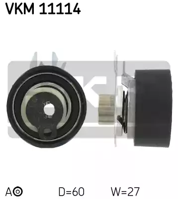 Ролик натяжной ремня грм SKF VKM11114