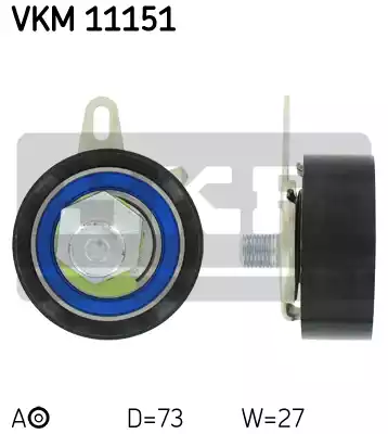 Натяжной ролик ременьа грм SKF VKM11151