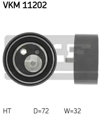 Натяжной ролик ременьа грм SKF VKM11202