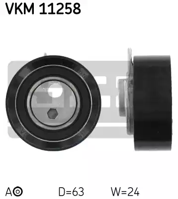 Ролик натяжной ремня грм SKF VKM11258