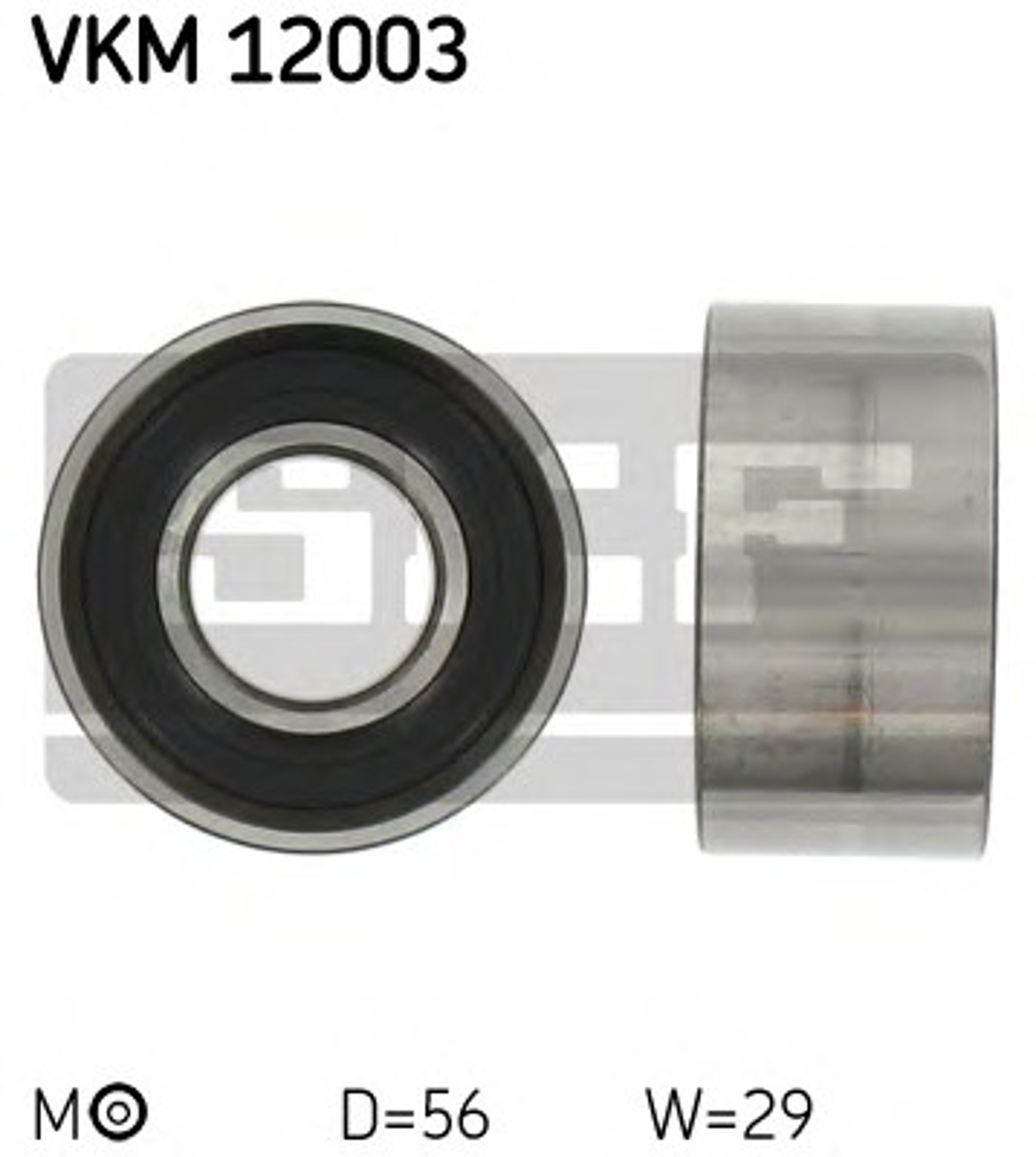 Ролик натяжной ремня грм SKF VKM12003