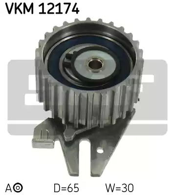 Натяжной ролик ременьа грм SKF VKM12174