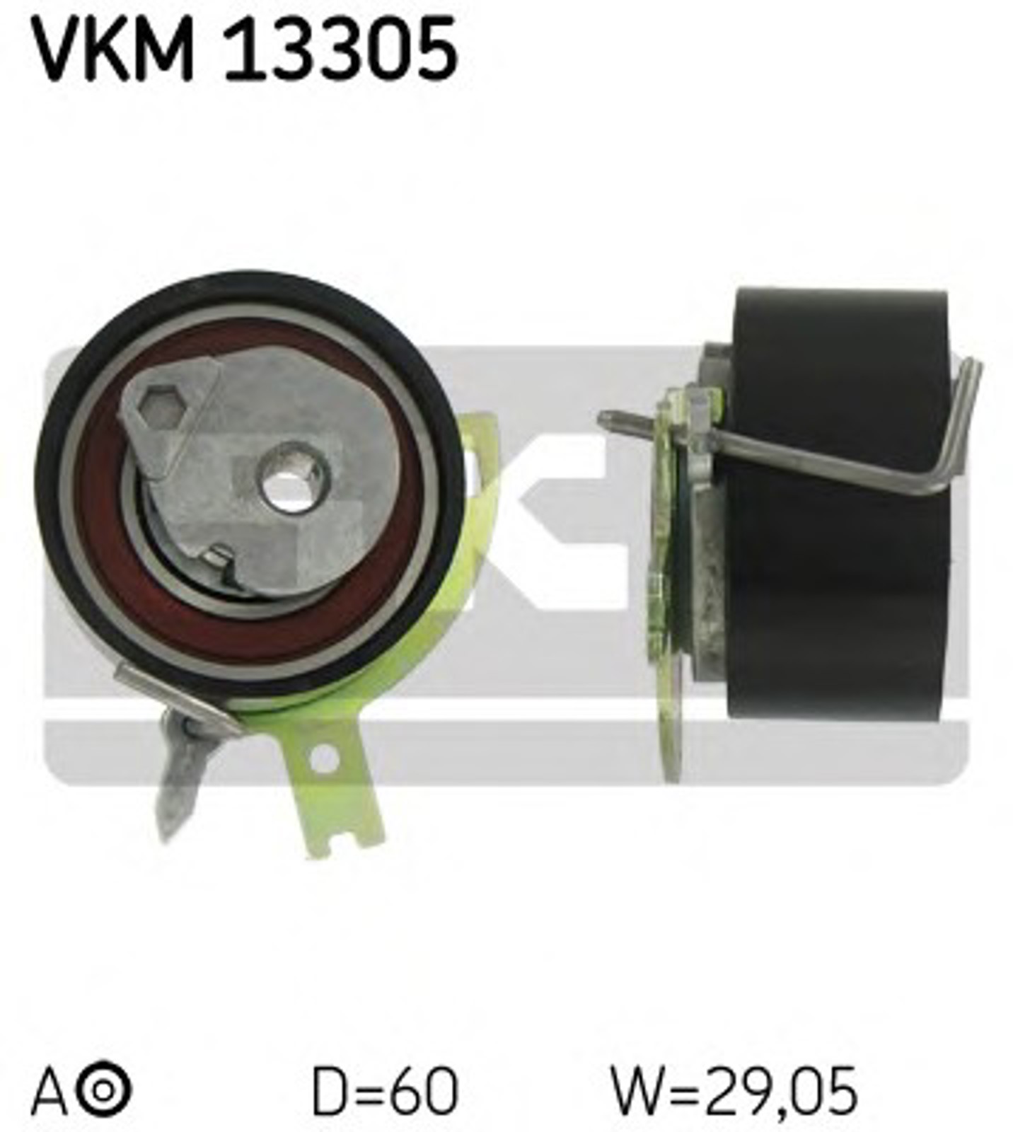 Ролик натяжной приводного ремня SKF VKM13305