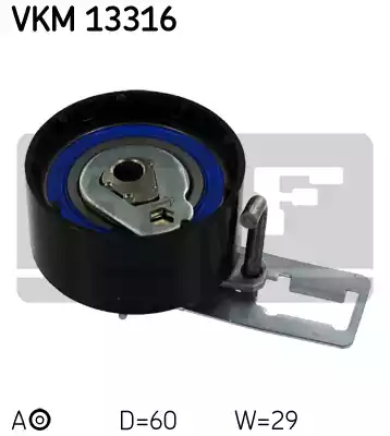 Натяжной ролик ременьа грм SKF VKM13316