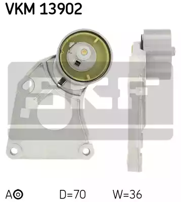 Натяжитель ремня грм SKF VKM13902