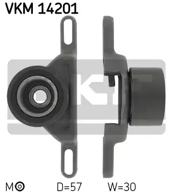 Натяжной ролик ременьа грм SKF VKM14201