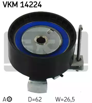 Натяжной ролик ременьа грм SKF VKM14224