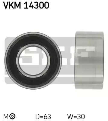 Натяжной ролик ремня грм SKF VKM14300