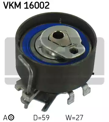 Натяжной ролик ременьа грм SKF VKM16002