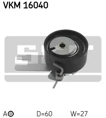 Натяжной ролик ремня грм SKF VKM16040