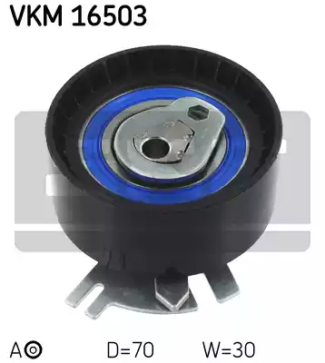 Натяжной ролик ременьа грм SKF VKM16503