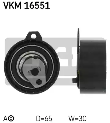 Ролик натяжной ремня грм SKF VKM16551