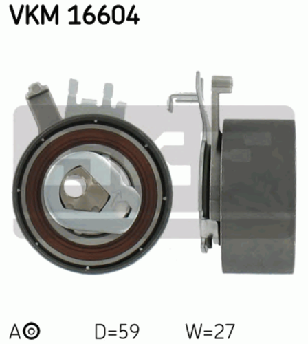 Ролик натяжной ремня грм SKF VKM16604
