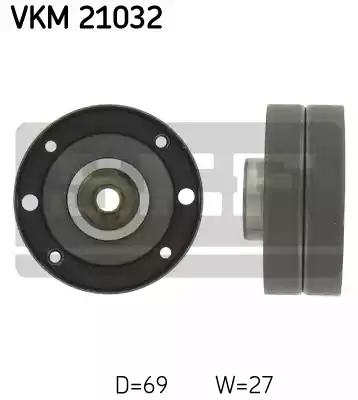 Ролик зубчатого ремня SKF VKM21032