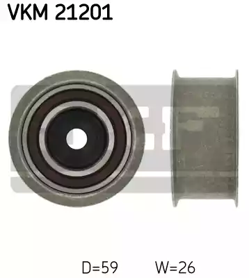 Ролик промежуточный ремня грм SKF VKM21201