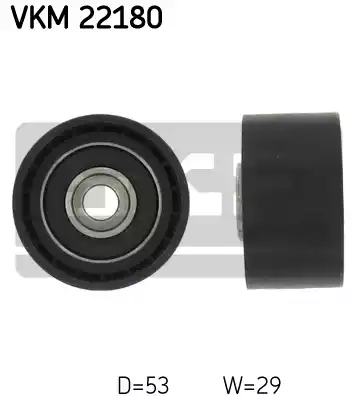 Ролик зубчатого ремня SKF VKM22180