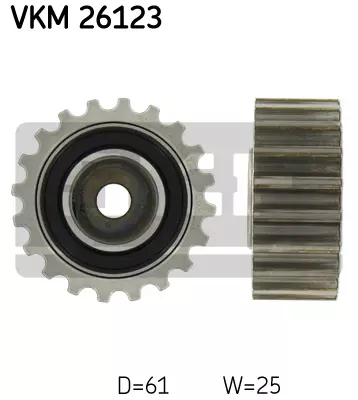 Ролик промежуточный ремня грм SKF VKM26123