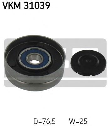 Ролик поликлинового ремня SKF VKM31039