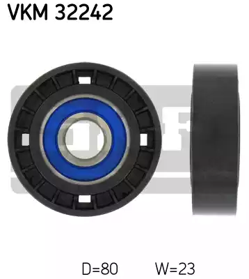 Ролик поликлинового ремня SKF VKM32242