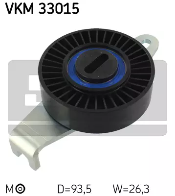 Ролик поликлинового ремня SKF VKM33015