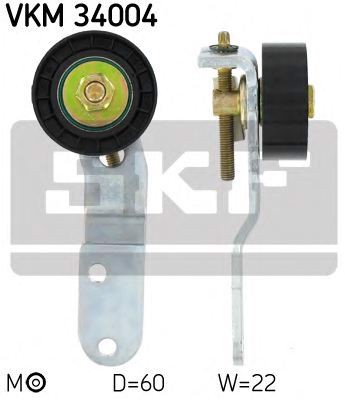 Ролик натяжной поликлинового ремня SKF VKM34004