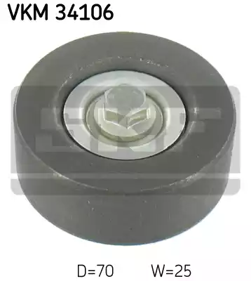 Ролик приводного ремня SKF VKM34106