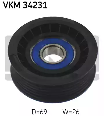 Ролик приводного ремня SKF VKM34231