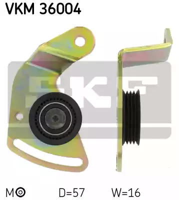Ролик натяжной поликлинового ремня SKF VKM36004