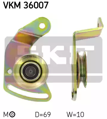 Натяжной ролик клиновой ремня SKF VKM36007