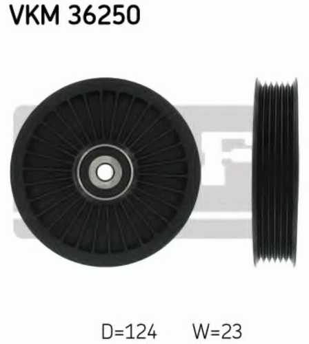 Ролик обводной ремня генератора SKF VKM36250