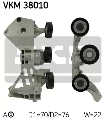 Натяжитель приводного ремня SKF VKM38010