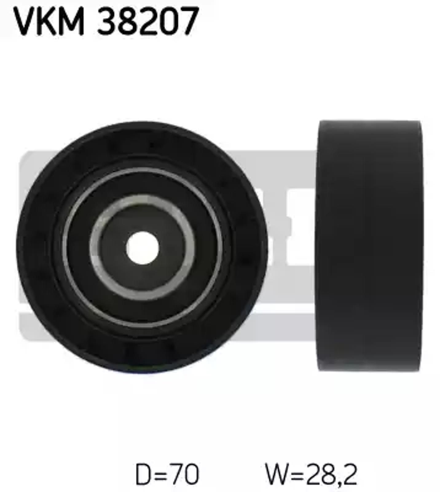 Ролик натяжной приводного ремня SKF VKM38207