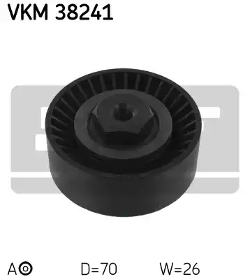 Натяжной ролик поликлинового ремня SKF VKM38241