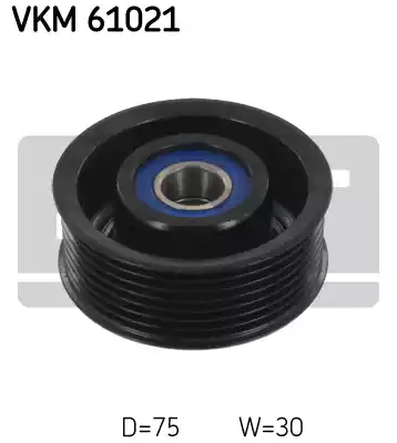 Ролик поликлинового ремня SKF VKM61021