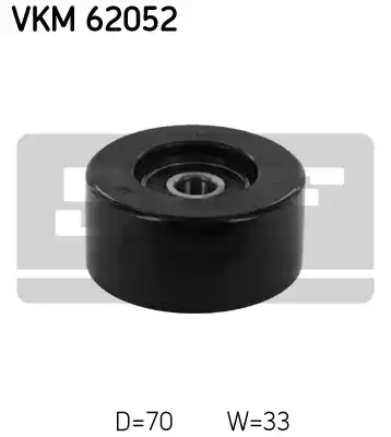 Ролик поликлинового ремня SKF VKM62052