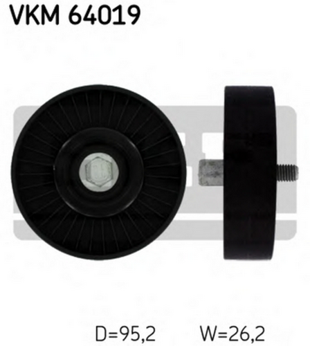 Ролик ручейкового ремня SKF VKM64019