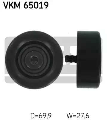 Ролик поликлинового ремня SKF VKM65019