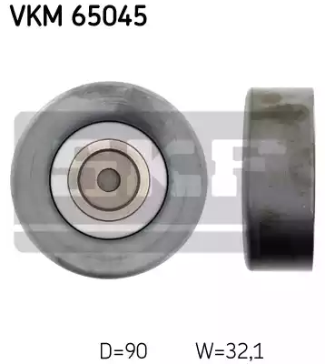 Ролик поликлинового ремня SKF VKM65045