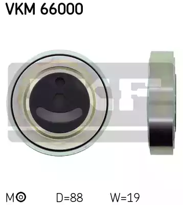 Натяжной ролик поликлинового ремня SKF VKM66000